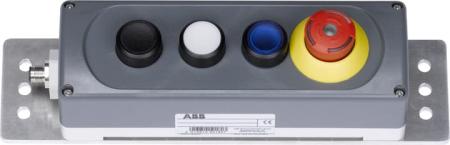 ABB JSD-COM.-E-L5-R-K Bedienbox Not-Halt Inca 1 Tina, Meldelampe grün, Reset, Schlüsselschalter