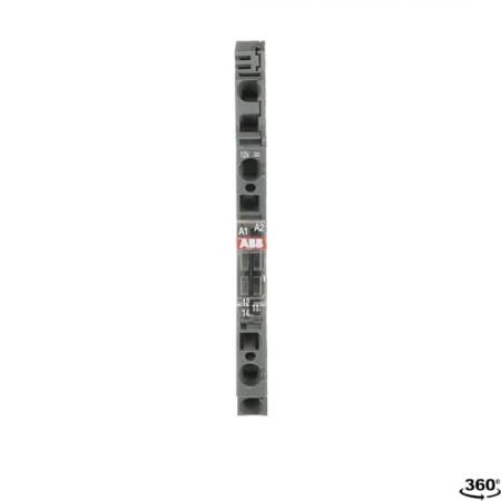 ABB RBR121P-12VDC Interface-Relais R600 1We,A1-A2=12VDC,250V/10mA-6A A1-A2 polarisiert, Federzug