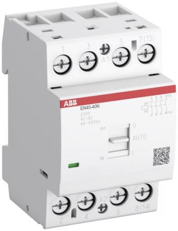 ABB EN40-20N-06 Installationsschütz 2S/0Ö, 230 V AC/DC mit Handbetätigung