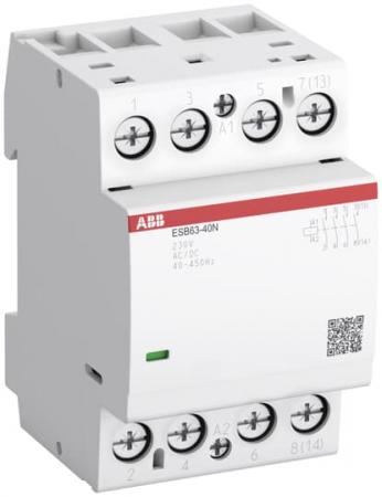 ABB ESB63-40N-08 Installationsschütz 63A, 4S/0Ö, 415 V AC/DC