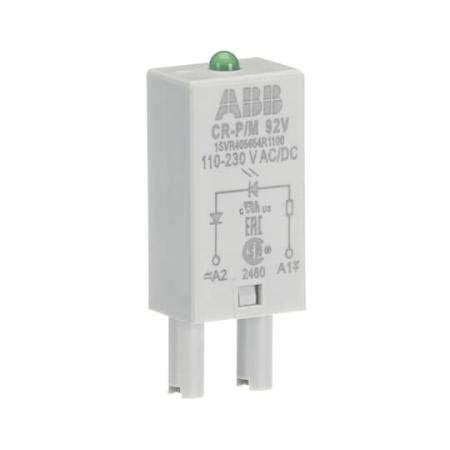 ABB CR-P/M 92V Steckmodul LED grün für CR-P/M, 110-230VAC/110VDC