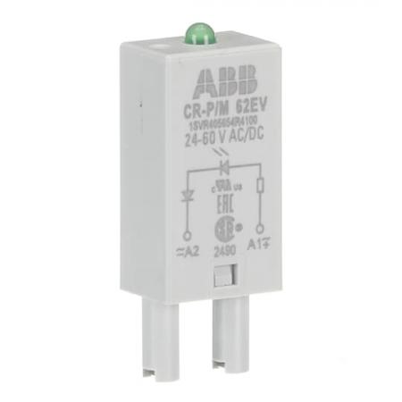 ABB CR-P/M 62EV Steckmodul LED grün für CR-P/M, 24-60V AC/DC