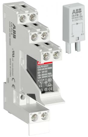 ABB CR-P012DC2SS42V Interface-Relais komplett, Sockel, Halter, Funktionsmodul, A1-A2=12 V DC 2We, 250 V/8 A