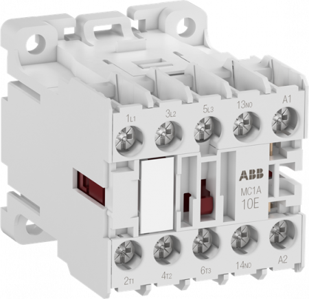 ABB MC1A310AT4 Kleinschütz, 4 kW, 3S, Hiko: 1S, 120 V 50/60 Hz, Schraubanschluss