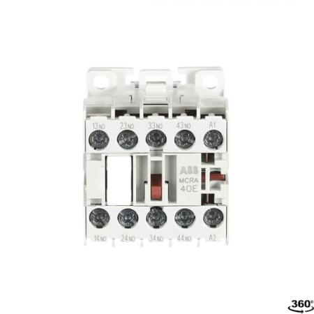 ABB MCRA040ATN Kleinhilfsschütz, 4S, 220-240 V 50 Hz / 240-277 V 60 Hz, Schraubanschluss