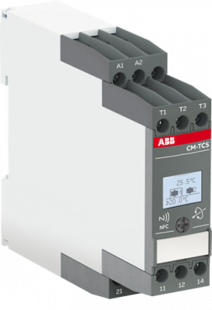ABB CM-TCS.011S Temperaturüberwachungsrelais Temp.-bereich -200..+850°C, 1 Ch., 24-240V AC/DC