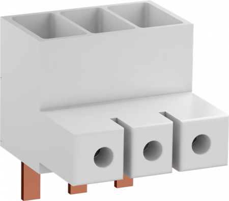 ABB S2-M3-50 3-Phasen-Einspeiseblock Flach, für MS/MO165, 50 mm², Type E