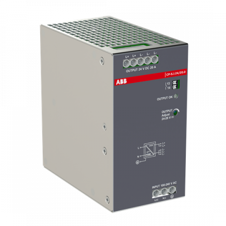 ABB CP-S.1 24/20.0 Netzteil In:100-240VAC/90-250VDC Out:DC 24V/20A