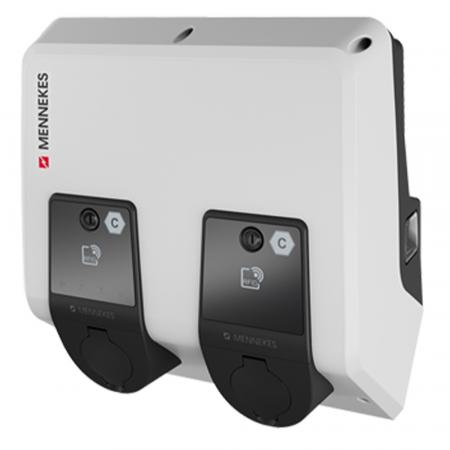 MENNEKES AMTRON Professional TCX 22 ativo Doppelwallbox 2x22 kW RFID eichrechtskonform