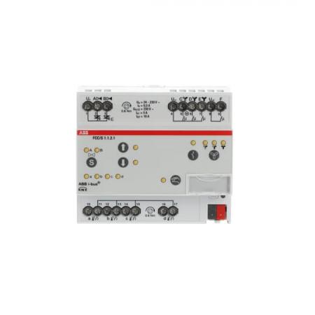 ABB FCC/S1.1.2.1 Fan Coil Controller, 2xPWM, manuelle Bedienung, 3-stufig, REG