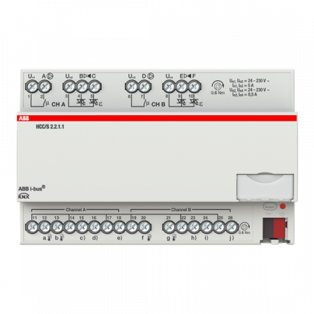 ABB HCC/S2.2.1.1 Heiz-/Kühlkreis Controller, 2fach, 3-Punkt, REG