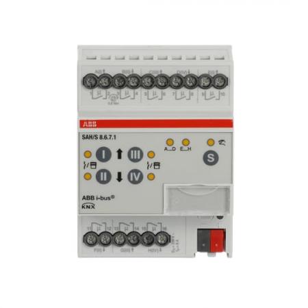 ABB SAH/S8.6.7.1 Schalt-/Jalousieaktor, 8fach, 6 A, REG