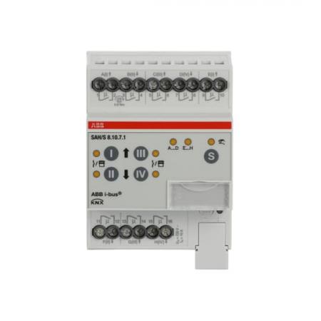 ABB SAH/S8.10.7.1 Schalt-/Jalousieaktor, 8fach, 10 A, REG