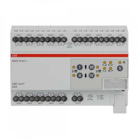 ABB SAH/S16.16.7.1 Schalt-/Jalousieaktor, 16fach, 16 A, REG
