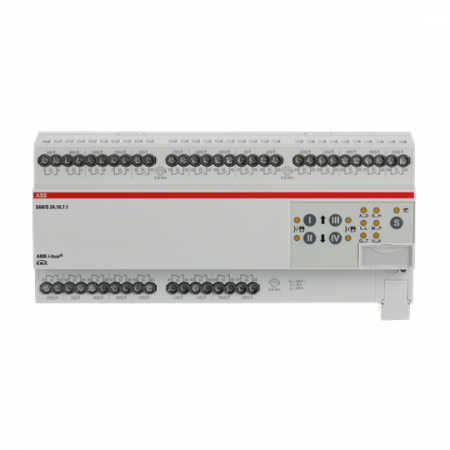 ABB SAH/S24.16.7.1 Schalt-/Jalousieaktor, 24fach, 16 A, REG