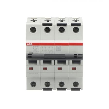 ABB S304P-K25 Sicherungsautomat K-Char., 25 kA, 25A, 4P