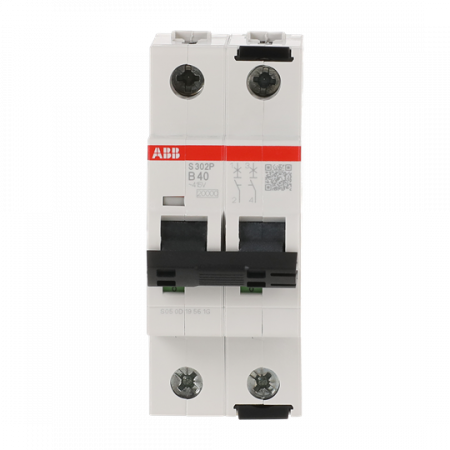 ABB S302P-B40 Sicherungsautomat B-Char., 25 kA, 40A, 2P