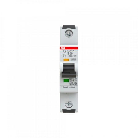 ABB S301P-B50 Sicherungsautomat B-Char., 25 kA, 50A, 1P