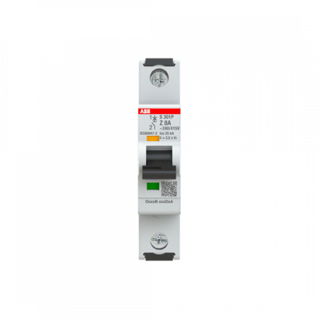 ABB S301P-Z8 Sicherungsautomat Z-Char., 25 kA, 8A, 1P