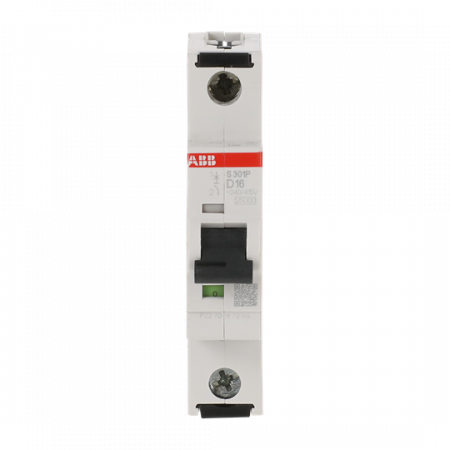 ABB S301P-D16 Sicherungsautomat D-Char., 25 kA, 16A, 1P