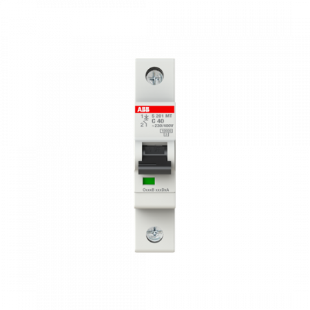 ABB S201MT-C40 Sicherungsautomat C-Char., 10kA, 40A, 1P