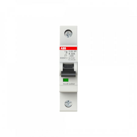 ABB S201MT-K32 Sicherungsautomat K-Char., 10kA, 32A, 1P