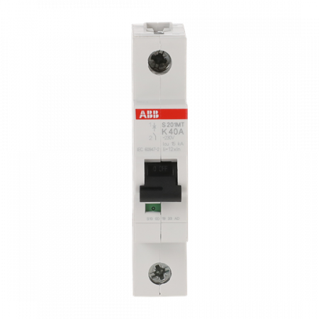 ABB S201MT-K40 Sicherungsautomat K-Char., 10kA, 40A, 1P