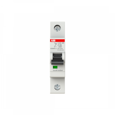 ABB S201MT-Z2 Sicherungsautomat Z-Char., 10kA, 2A, 1P