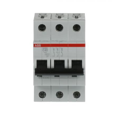 ABB S203-C40 Sicherungsautomat C-Char., 6 kA, 40 A, 3P