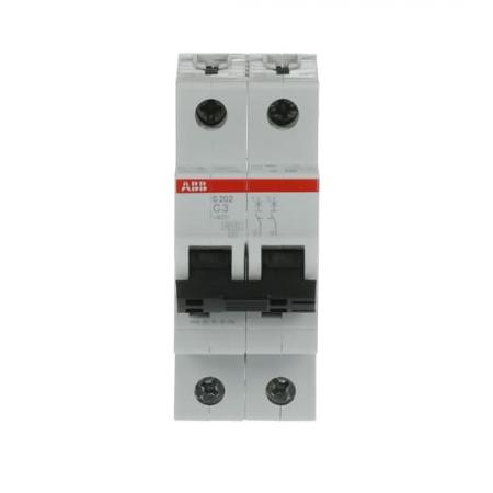 ABB S202-C3 Sicherungsautomat C-Char.,6kA,3A,2P