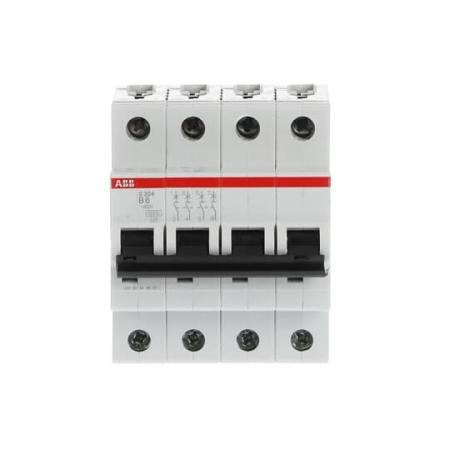ABB S204-B6 Sicherungsautomat B-Char., 6 kA, 6 A, 4P