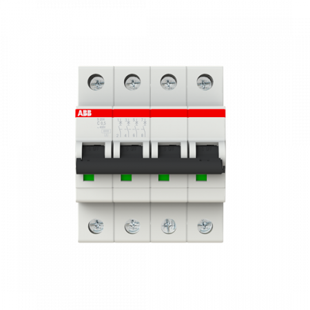 ABB S204-C0.5 Sicherungsautomat C-Char., 6 kA, 0.5 A, 4P