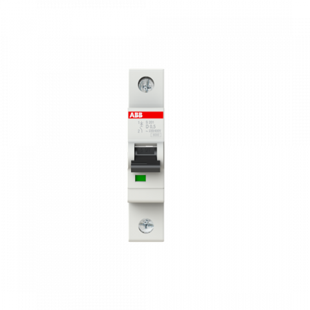 ABB S201-D0.5 Sicherungsautomat D-Char., 6 kA, 0.5 A, 1P