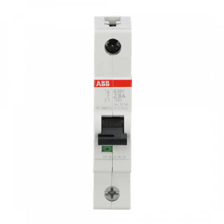 ABB S201-Z8 Sicherungsautomat Z-Char., 6 kA, 8 A, 1P