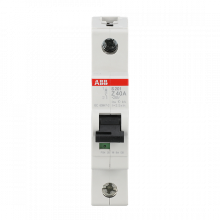 ABB S201-Z40 Sicherungsautomat Z-Char., 6 kA, 40 A, 1P
