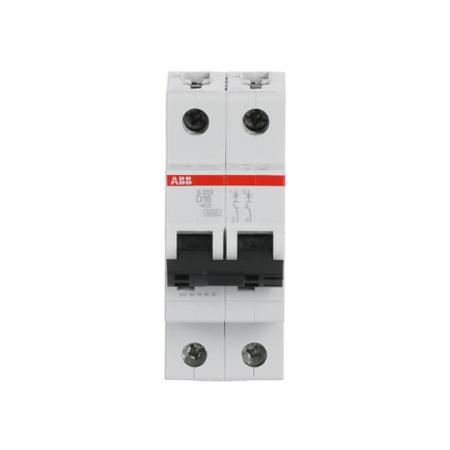 ABB S202-D16 Sicherungsautomat D-Char., 6 kA, 16 A, 2P