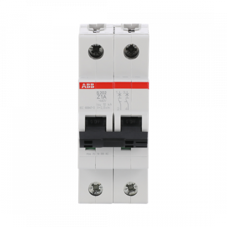 ABB S202-Z1 Sicherungsautomat Z-Char., 6 kA, 1 A, 2P