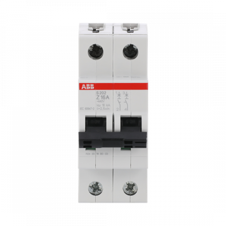 ABB S202-Z16 Sicherungsautomat Z-Char., 6 kA, 16 A, 2P