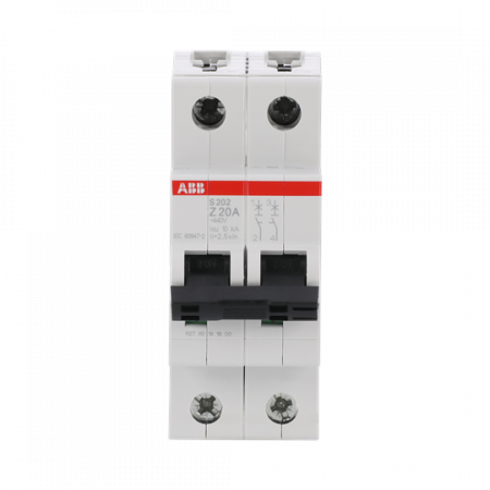 ABB S202-Z20 Sicherungsautomat Z-Char., 6 kA, 20 A, 2P