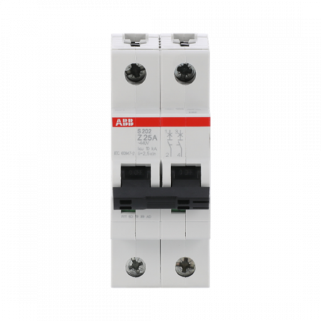 ABB S202-Z25 Sicherungsautomat Z-Char., 6 kA, 25 A, 2P