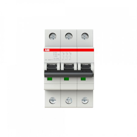 ABB S203-Z0.5 Sicherungsautomat Z-Char., 6 kA, 0.5 A, 3P