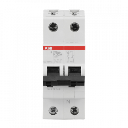 ABB S201-K32NA Sicherungsautomat K-Char., 6 kA, 32 A, 1P+NA