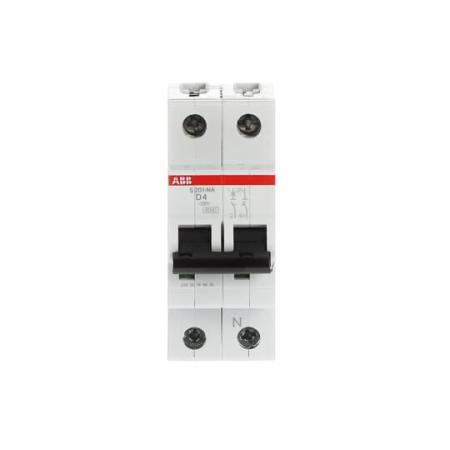 ABB S201-D4NA Sicherungsautomat D-Char., 6 kA, 4 A, 1P+NA
