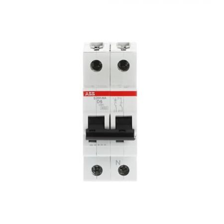 ABB S201-D6NA Sicherungsautomat D-Char., 6 kA, 6 A, 1P+NA