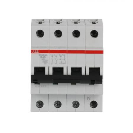 ABB S203-B40NA Sicherungsautomat B-Char., 6 kA, 40 A, 3P+NA