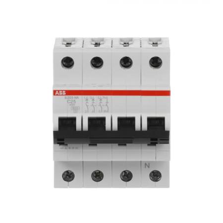 ABB S203-C25NA Sicherungsautomat C-Char., 6 kA, 25 A, 3P+NA