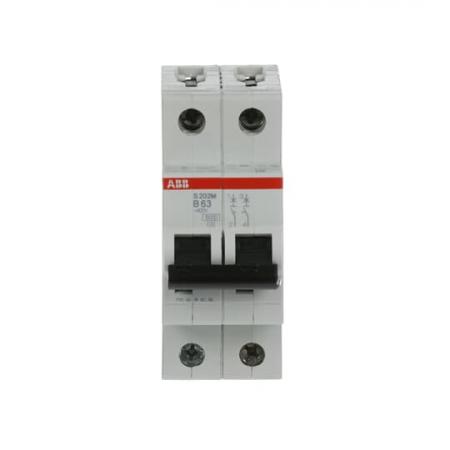 ABB S202M-B63 Sicherungsautomat B-Char., 10 kA, 63 A, 2P