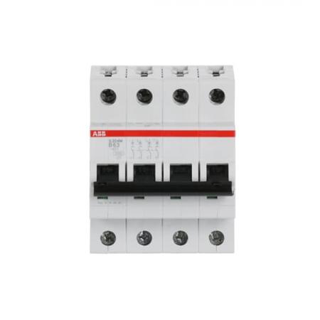 ABB S204M-B63 Sicherungsautomat B-Char., 10 kA, 63 A, 4P