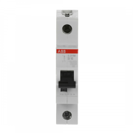 ABB S201M-B16 Sicherungsautomat B-Char., 10 kA, 16 A, 1P