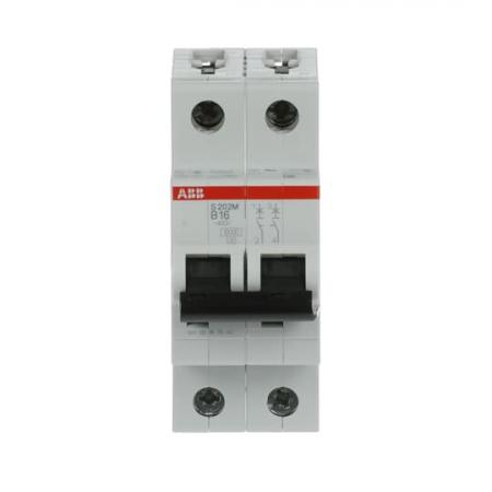 ABB S202M-B16 Sicherungsautomat B-Char., 10 kA, 16 A, 2P